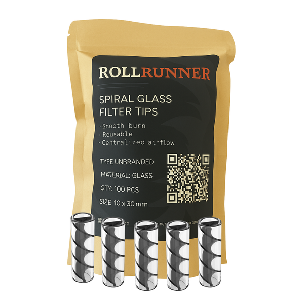 Unbranded Spiral Glass Filter Tips