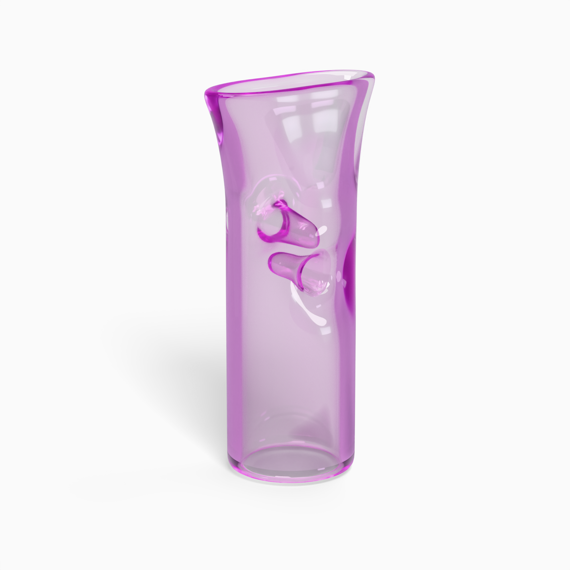 Custom Flat Mouth Glass Filter Tips