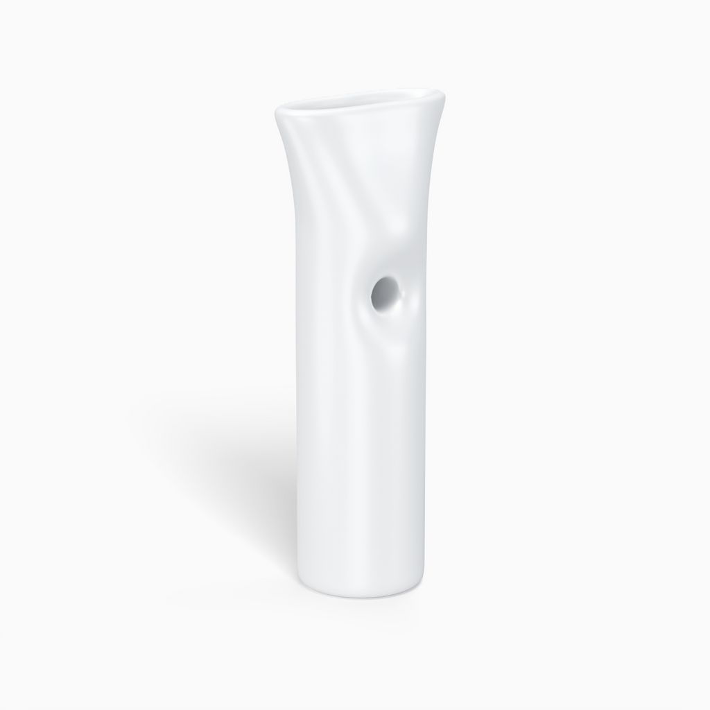 Custom Flat Mouth Glass Filter Tips