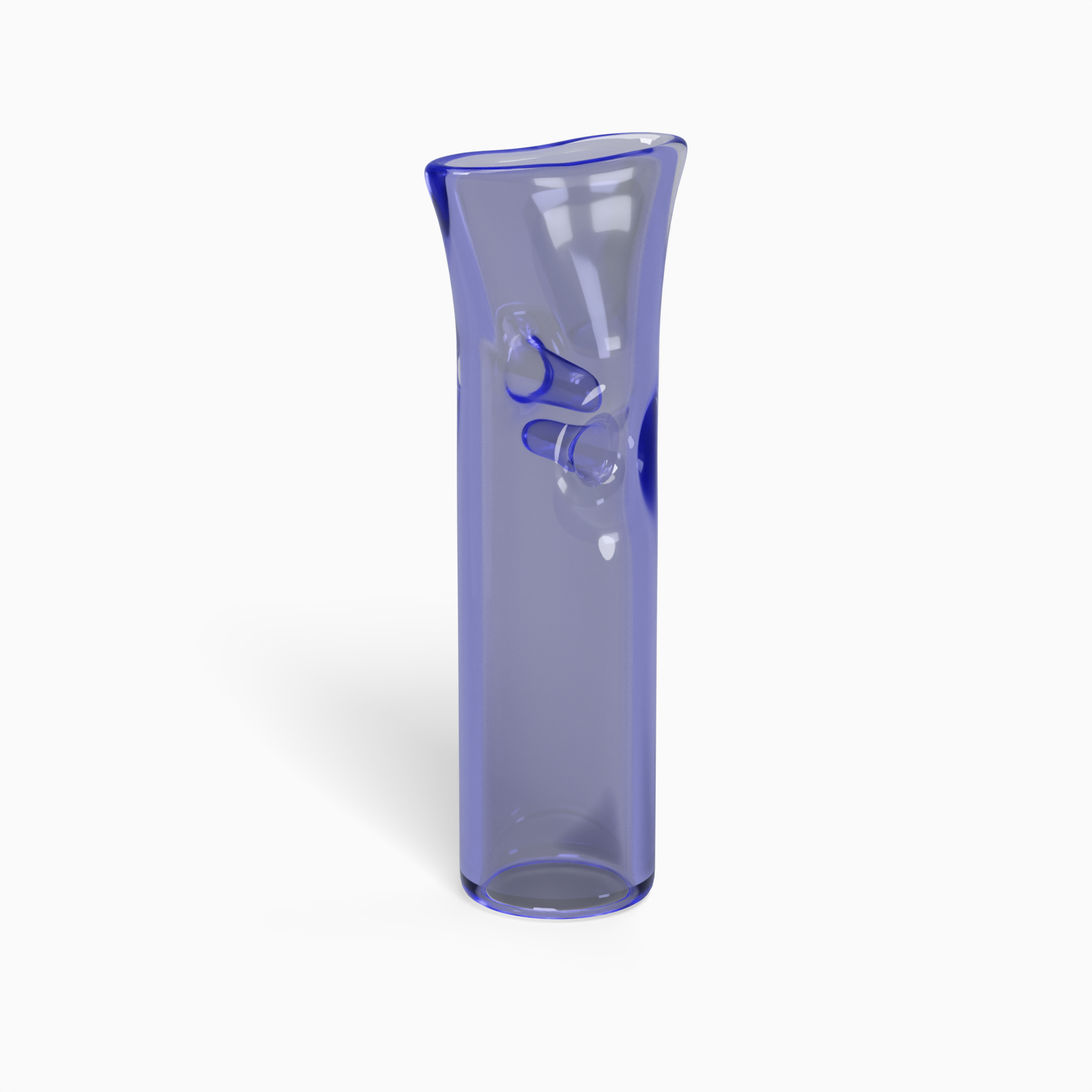 Custom Flat Mouth Glass Filter Tips