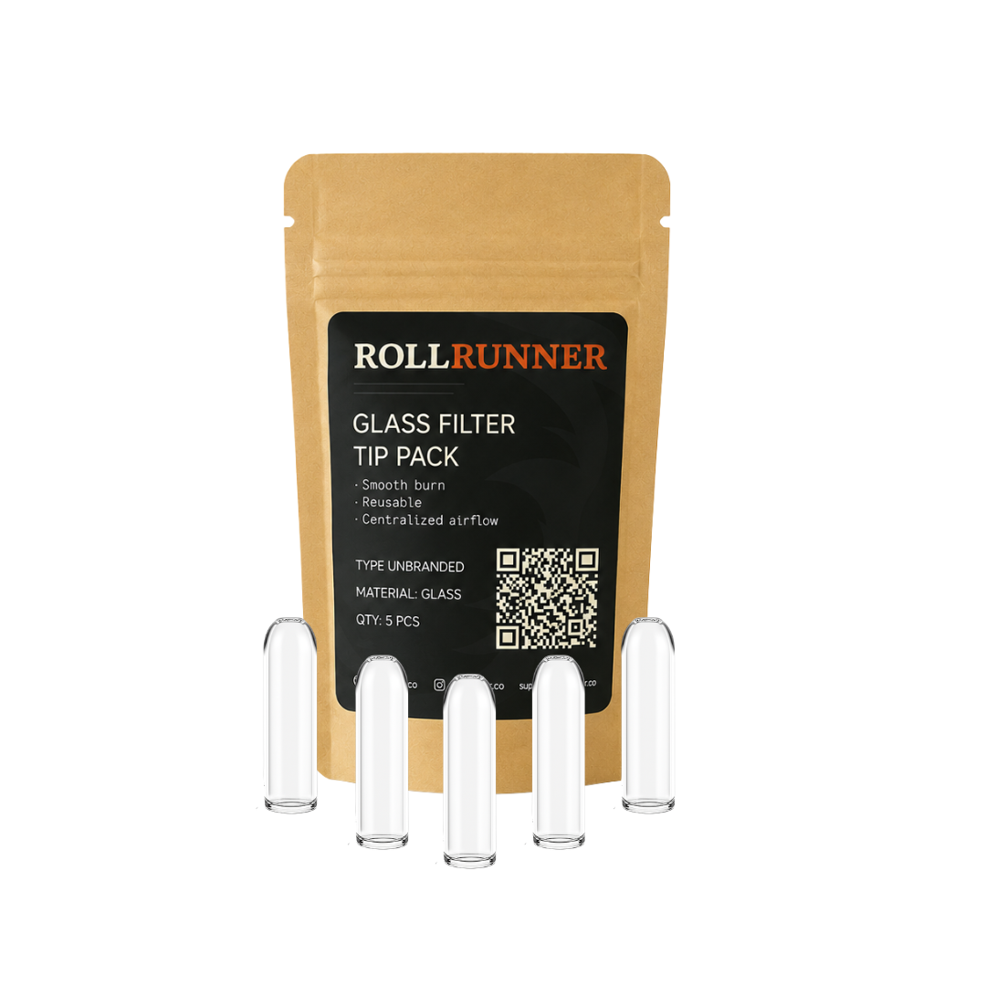 Hollow Bullet Glass Filter Tips (5 PCS)