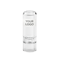 Hourglass Bullet Glass Filter Tips - Custom Logo (Clear)