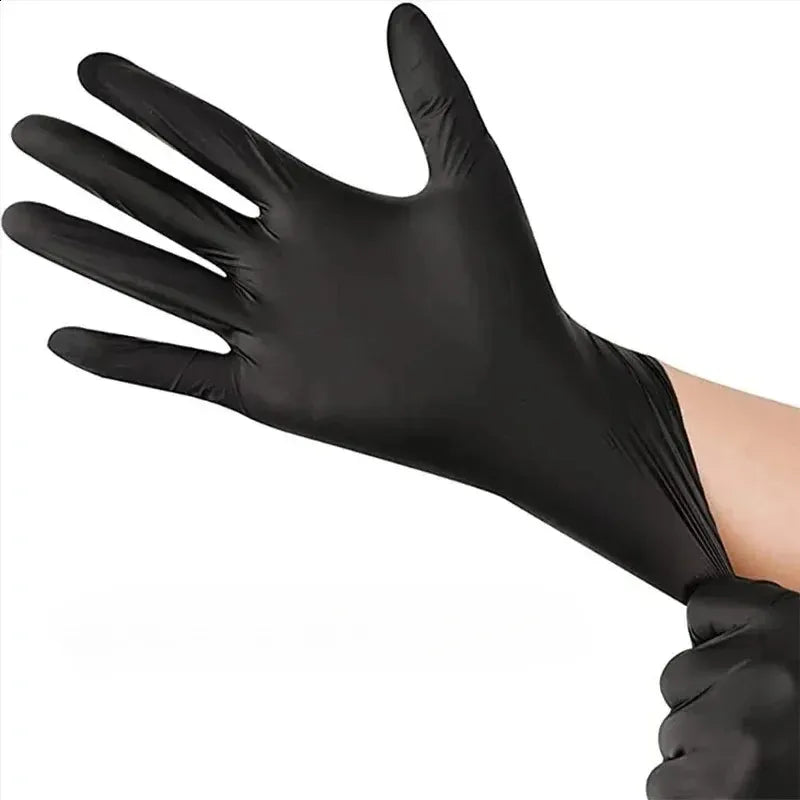 Rosin Handling Gloves - Black Latex for Hash Holes