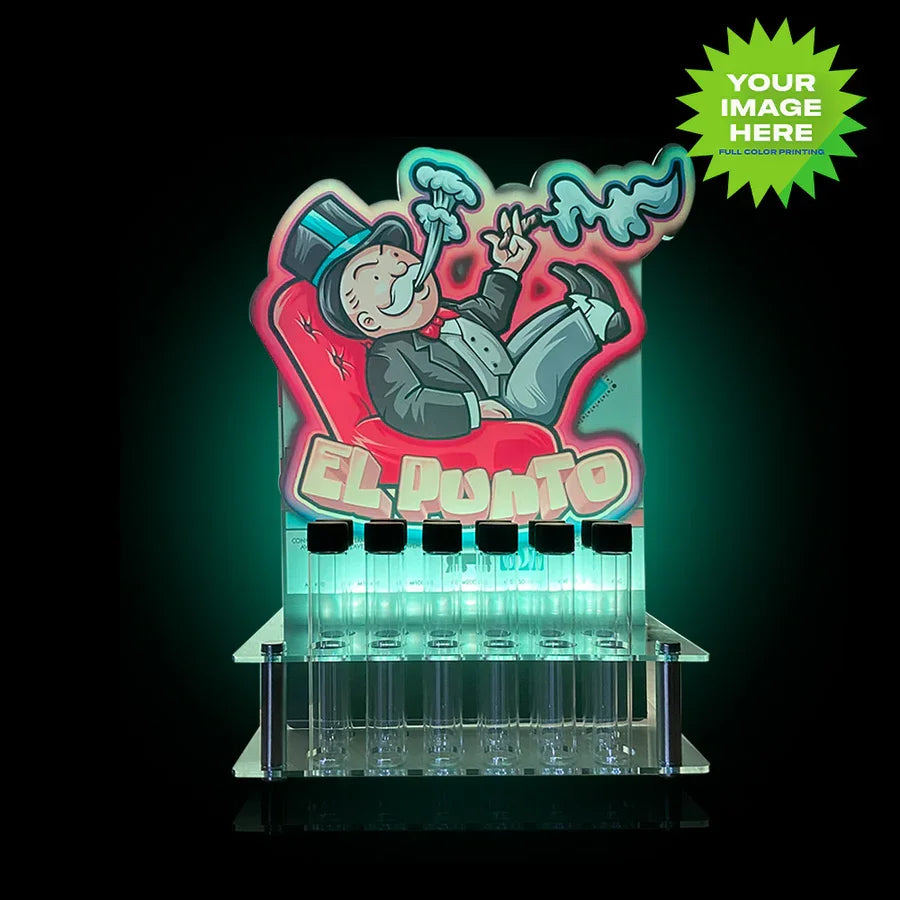 Custom Hash Hole Acrylic Display
