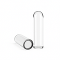 Hollow Bullet Glass Filter Tips - Unbranded (Clear)