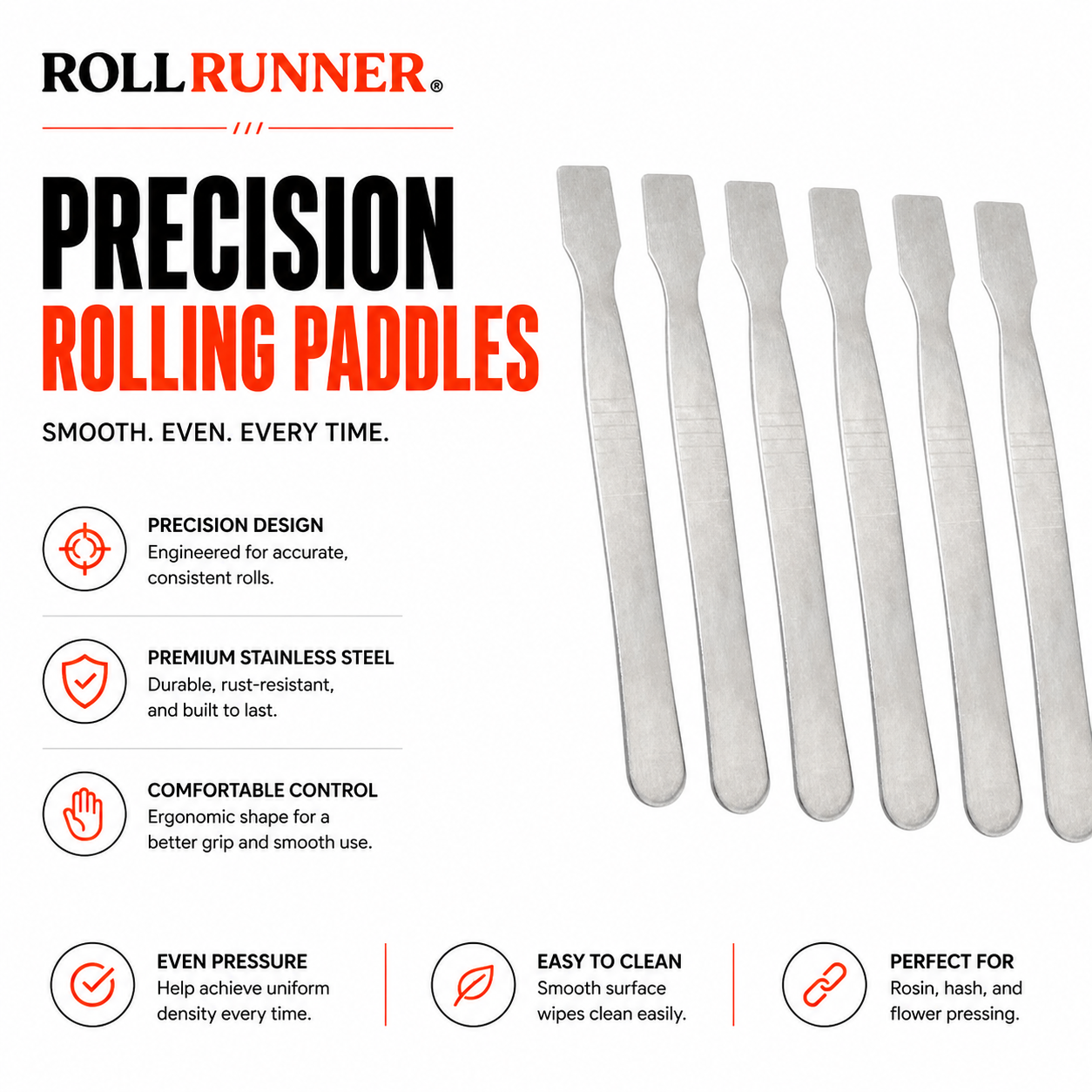 Precision Paddle Hash Hole Tool (6 pcs)