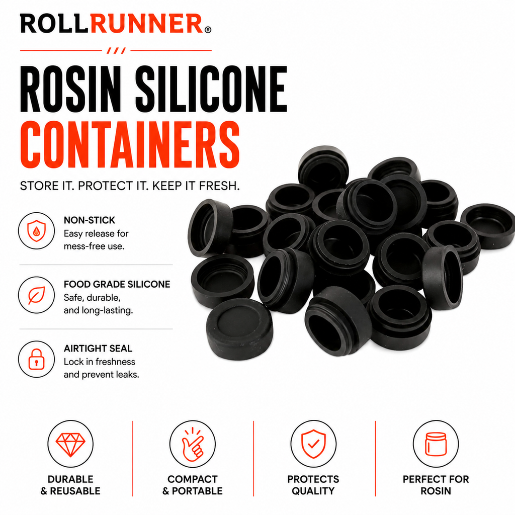Silicone Containers for Rosin Prep (100 pcs)