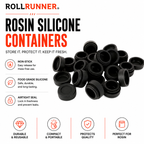 Silicone Containers for Rosin Prep (100 pcs)