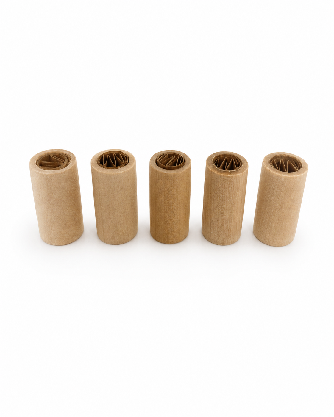 Hollow Wood with Paper Crutch Filter Tips - Unbranded