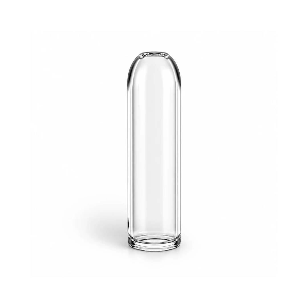 Hollow Bullet Glass Filter Tips - Unbranded (Clear)
