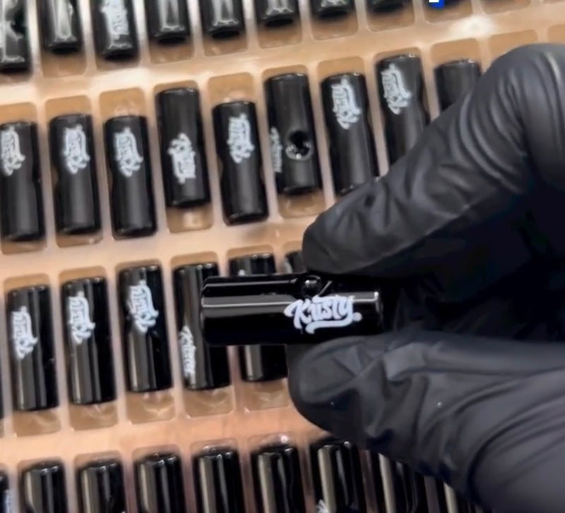 Standard Round Glass Filter Tips – Custom Logo