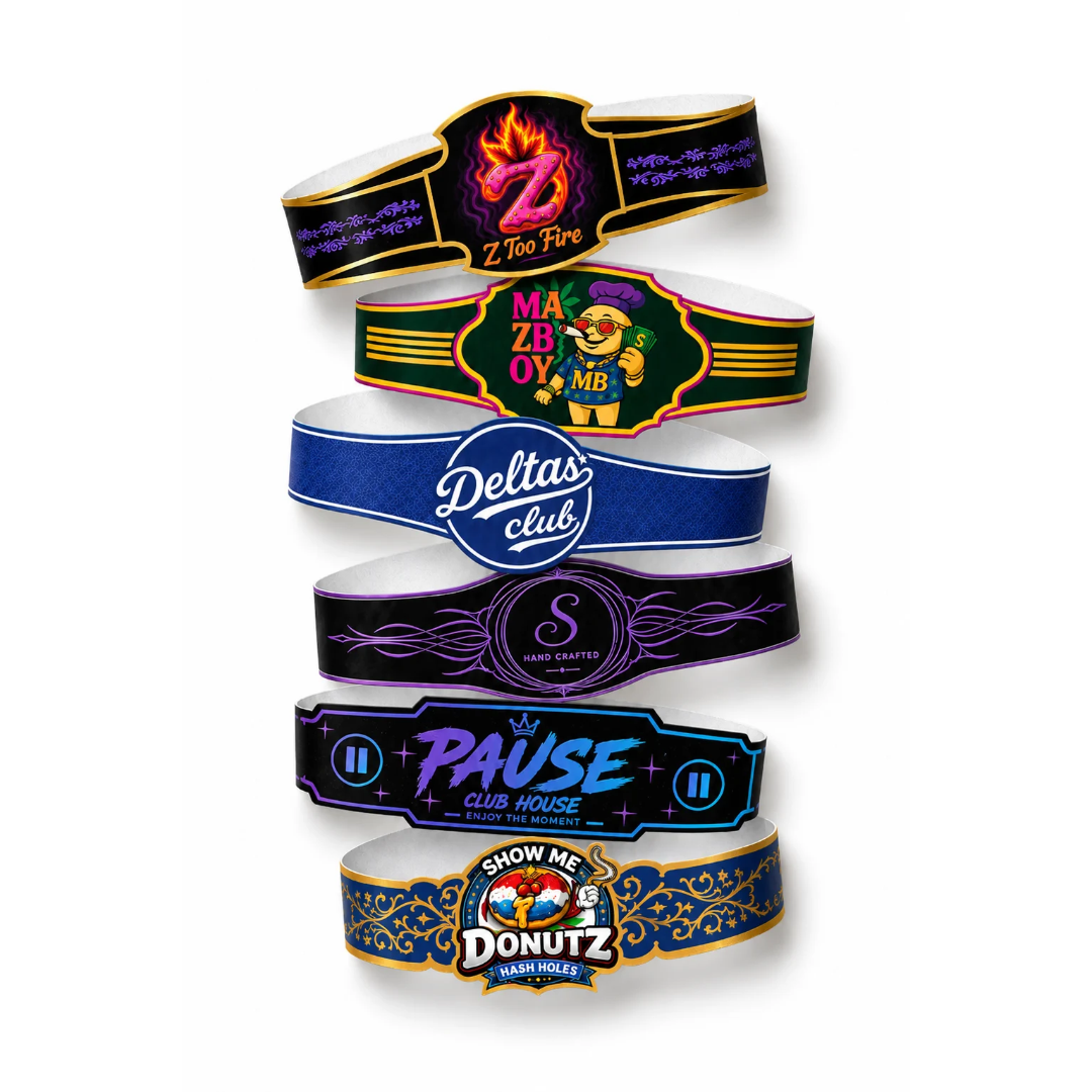 Pre-Roll Bands - Custom Logo