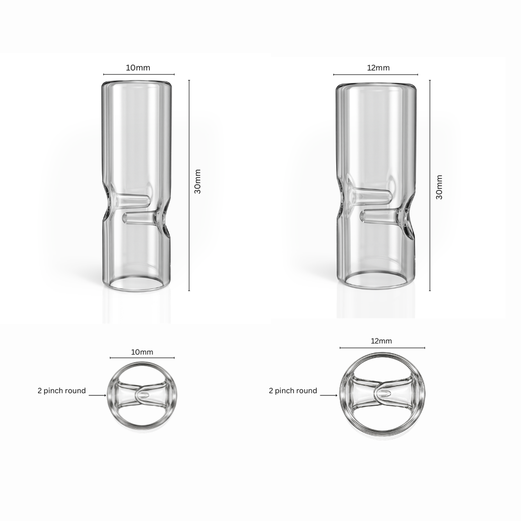 Standard Round Glass Filter Tips - Unbranded