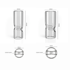 Standard Round Glass Filter Tips - Unbranded