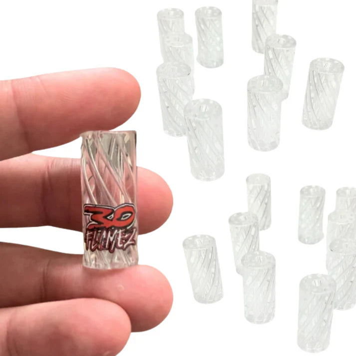 Vortex Glass Filter Tips – Custom Logo