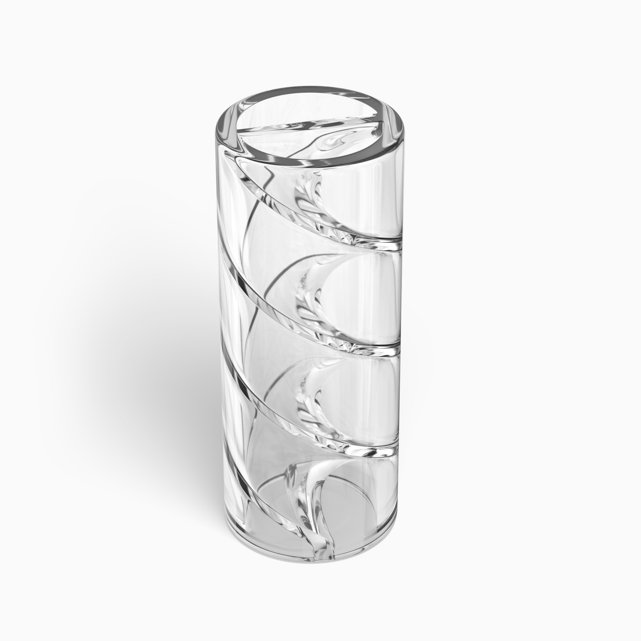 Custom Spiral Glass Filter Tips