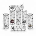 Spiral Glass Filter Tips – Custom Logo (Clear)