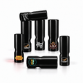 Standard Round Glass Filter Tips – Custom Logo (Black)