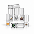 Standard Round Glass Filter Tips – Custom Logo (Clear)