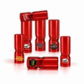Standard Round Glass Filter Tips – Custom Logo (Red)
