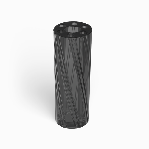 Vortex Glass Filter Tips - Unbranded (Black)
