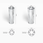 Vortex Glass Filter Tips - Unbranded