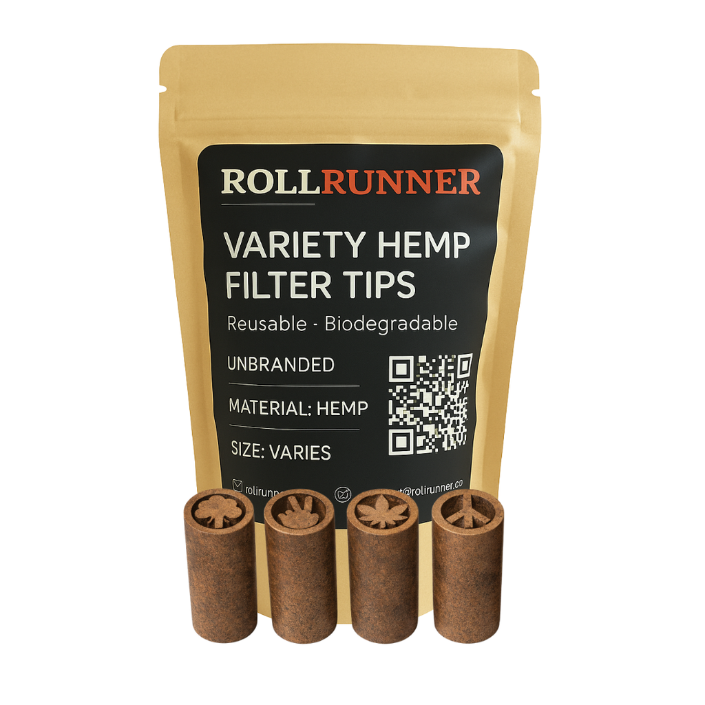 Hemp Filter Tips – Peace Set (100 pack)