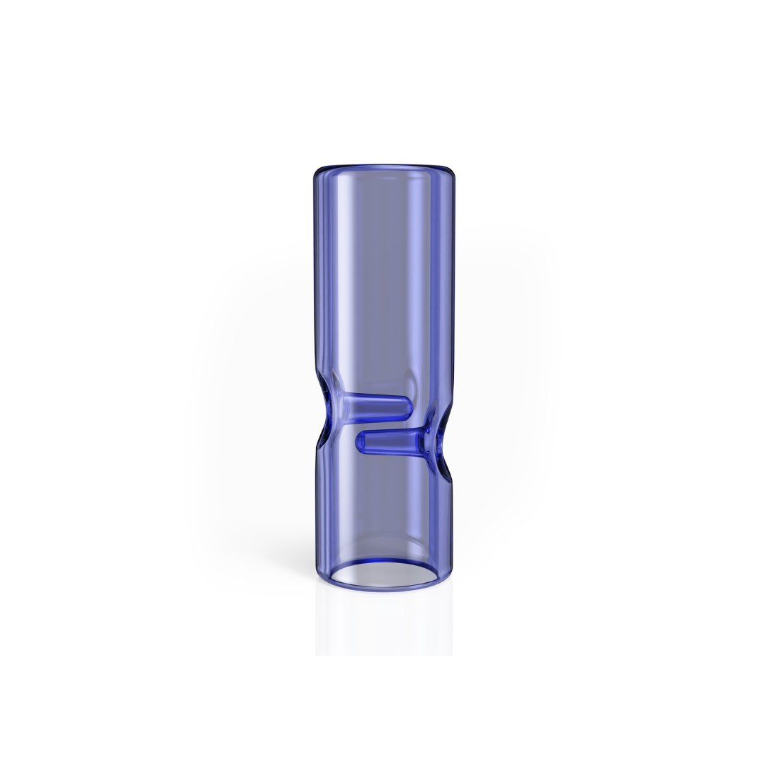 Standard Round Glass Filter Tips - Unbranded (Blue)