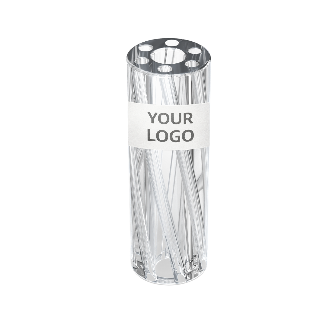 Vortex Glass Filter Tips – Custom Logo