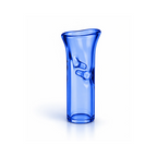 Standard Flat Mouth Glass Filter Tips – Custom Logo (Blue)