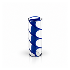 Spiral Glass Filter Tips – Custom Logo (Blue)