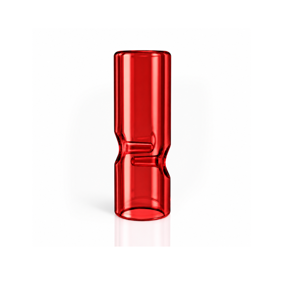 Standard Round Glass Filter Tips – Custom Logo (Red)